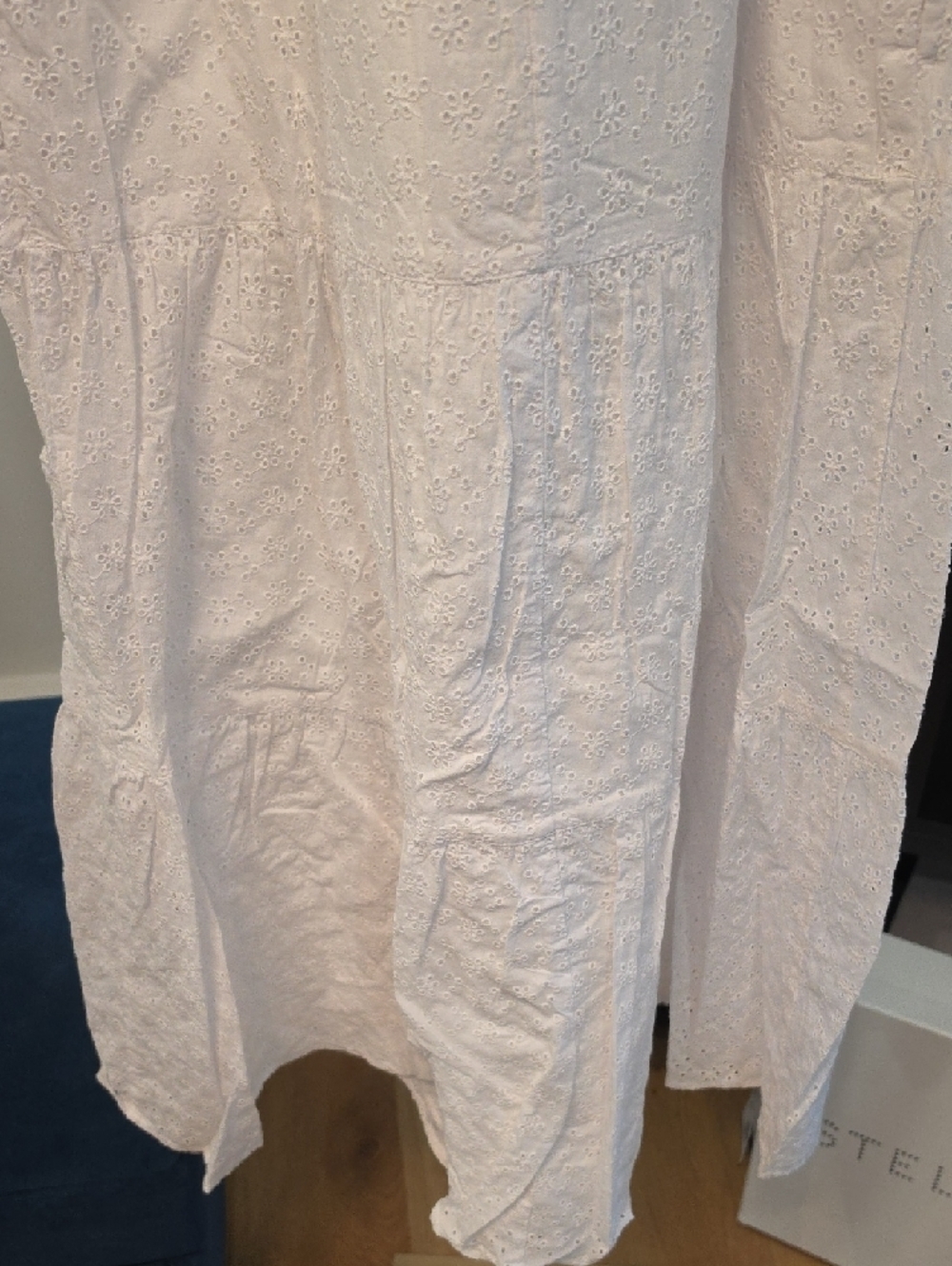 Women’s White Eyelet Sundress - Picture 7 of 7